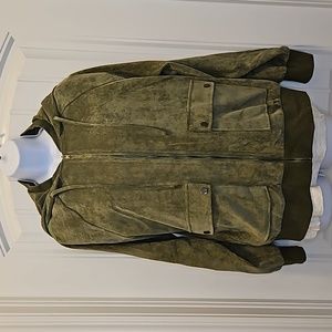 *NWOT* Doe & Rae Hooded Bomber Jacket
